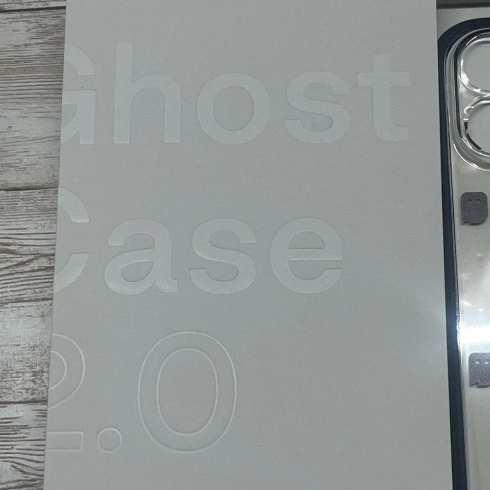 Ghost 2.0 iPhone 17 Pro Max Clear Case Zero Yellowing‎ Magnetic MagSafe Open Box